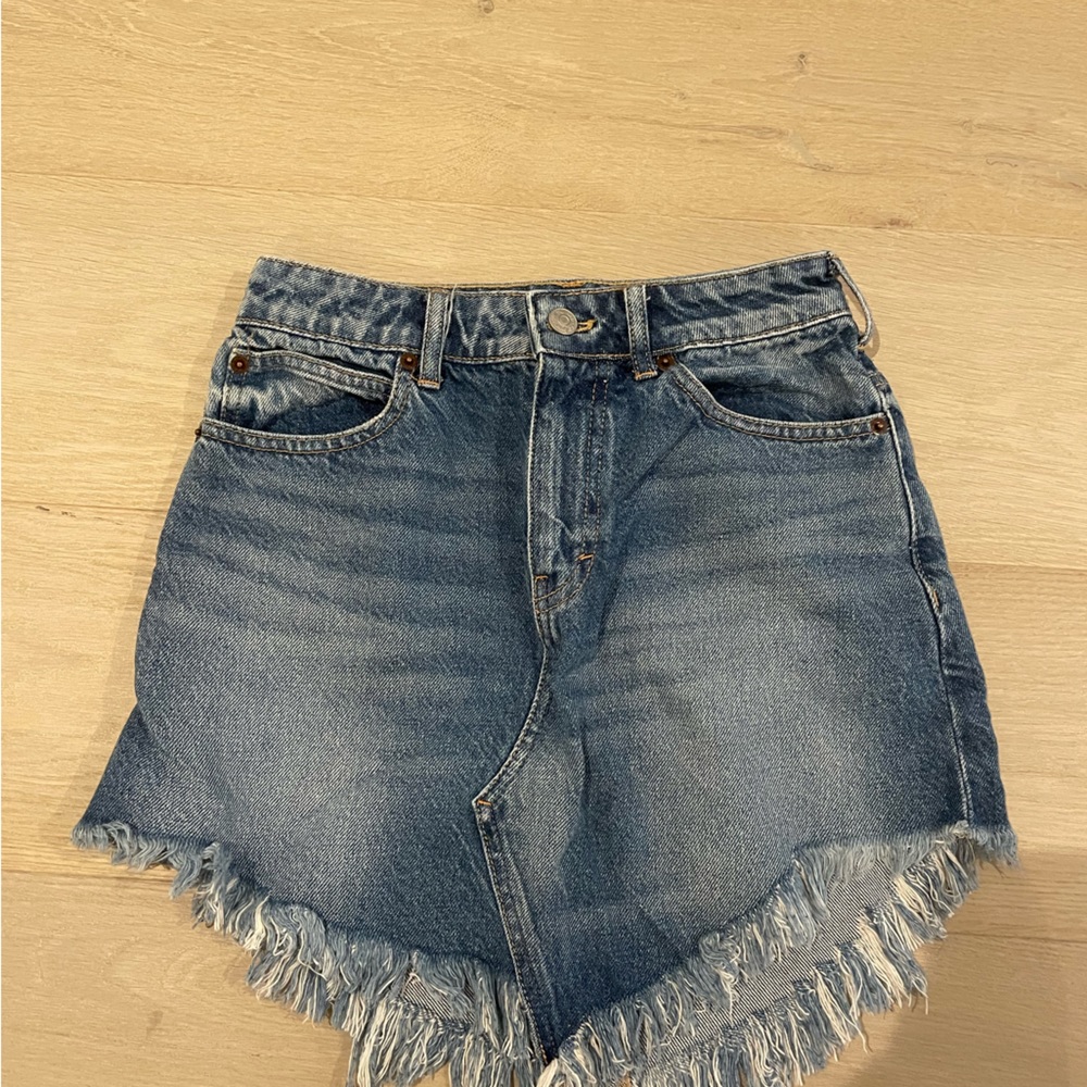 Free People Denim Skirt